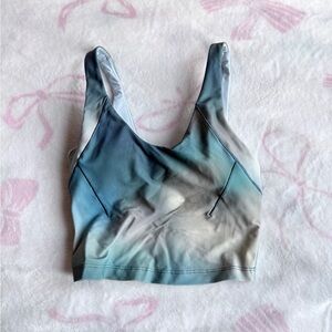 Calia Blue and Gray Ombre Sports Top